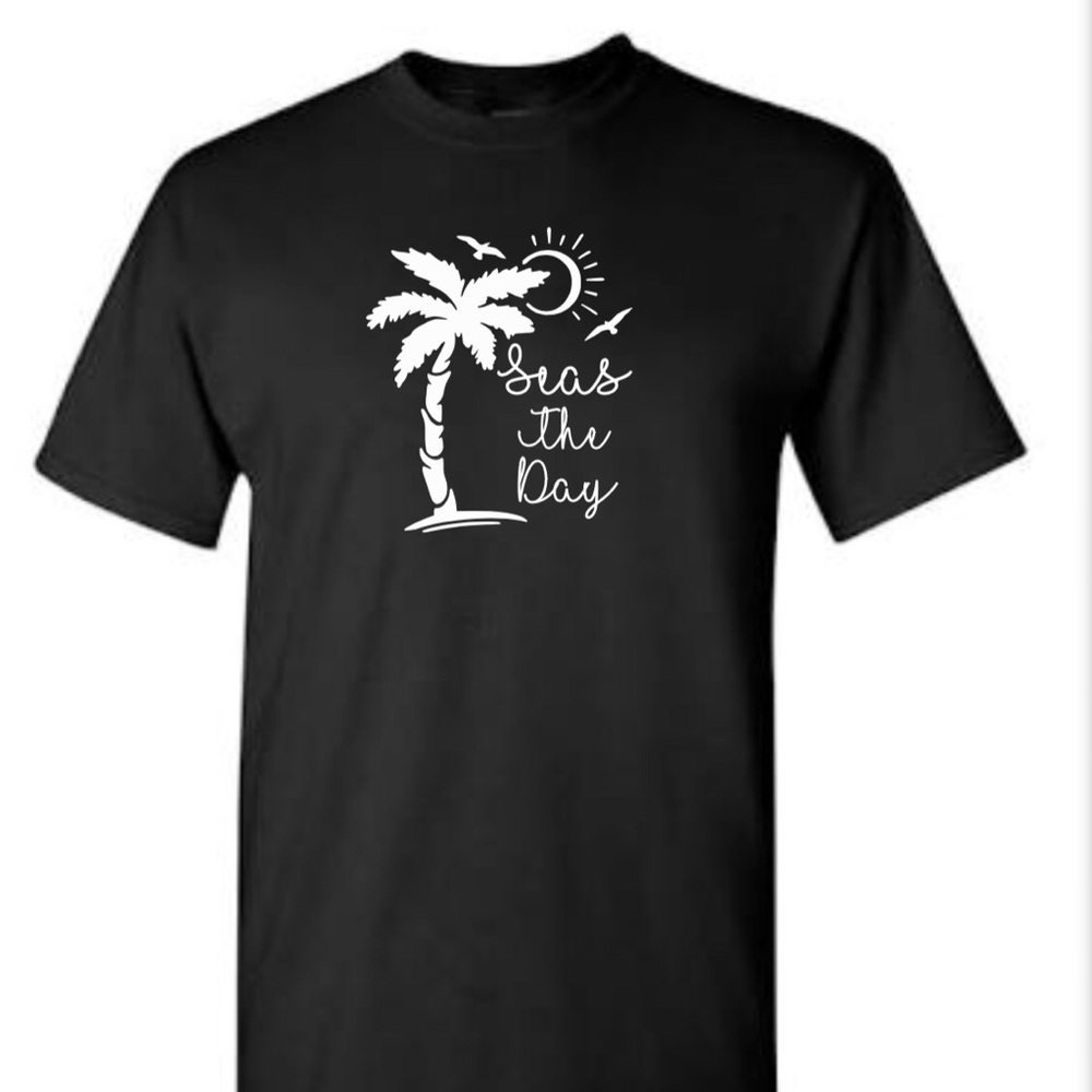 Seas the day beachy tee